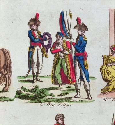 داي الجزائر ، 1799 بواسطة المدرسة الفرنسية