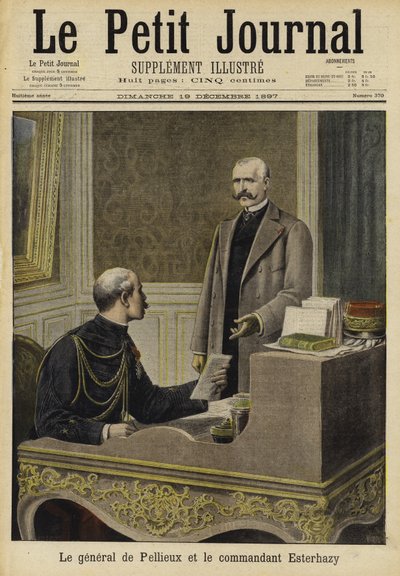قضية دريفوس ، 1897 بواسطة المدرسة الفرنسية