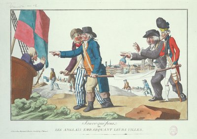 صعد الإنجليز إلى مدنهم ، نوفمبر 1803 بواسطة المدرسة الفرنسية