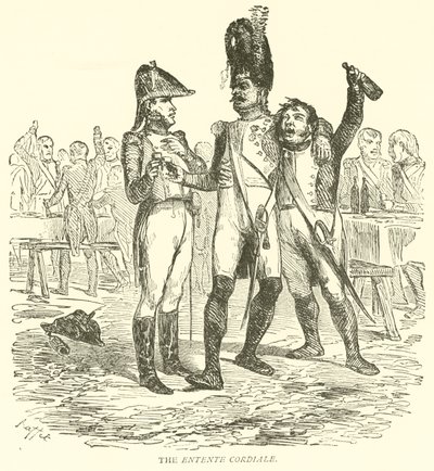 The Entente Cordiale (نقش) بواسطة المدرسة الفرنسية