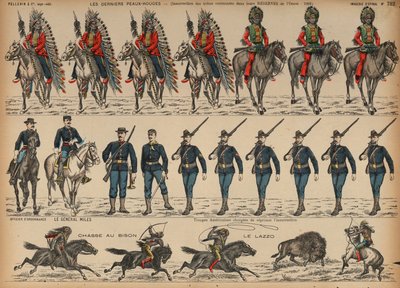 The Ghost Dance, uprising of the Lakota Sioux بواسطة المدرسة الفرنسية