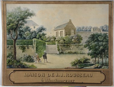 The Hermitage at Montmorency (مرحاض على ورق) بواسطة المدرسة الفرنسية