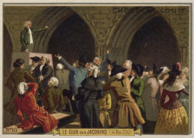نادي يعقوب ، الثورة الفرنسية ، 14 مايو 1790 بواسطة المدرسة الفرنسية