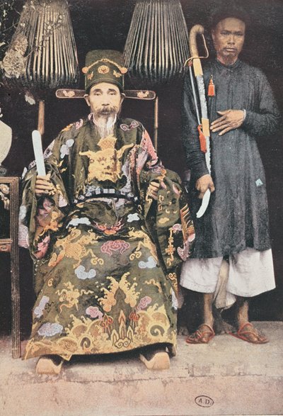 The Kinh Luoc أو الأباطرة الوالي في Tonkin ، 1896 بواسطة المدرسة الفرنسية