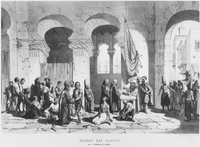 آباء الرحمة يطالبون الأسرى في الجزائر ، 1830-40 بواسطة المدرسة الفرنسية