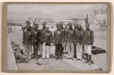بعثة مارشاند ، التي غادرت لوانغو ، في الكونغو ، ووصلت إلى فاشودة ، السودان ، 1897-98 بواسطة المدرسة الفرنسية