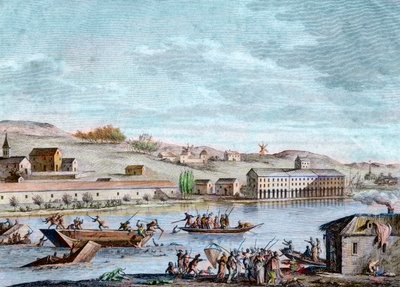 غرق نانت ، عهد الإرهاب ، 1793 بواسطة المدرسة الفرنسية
