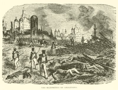 The Occupation of Smolensko (engraving) بواسطة المدرسة الفرنسية