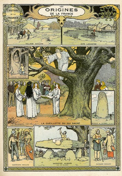 أصول فرنسا، من كتاب "تاريخ فرنسا" (Histoire de France) بواسطة المدرسة الفرنسية