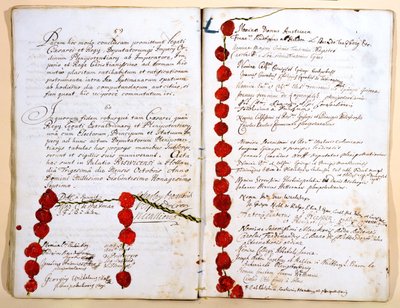 معاهدة ريسويك ، 30 أكتوبر 1697 بواسطة المدرسة الفرنسية