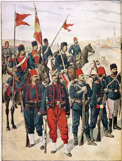 الجيش التركي خلال حرب البلقان 1912-1913 بواسطة المدرسة الفرنسية