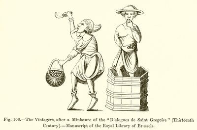 Vintagers ، بعد مصغرة من Dialogues de Saint Gregoire بواسطة المدرسة الفرنسية