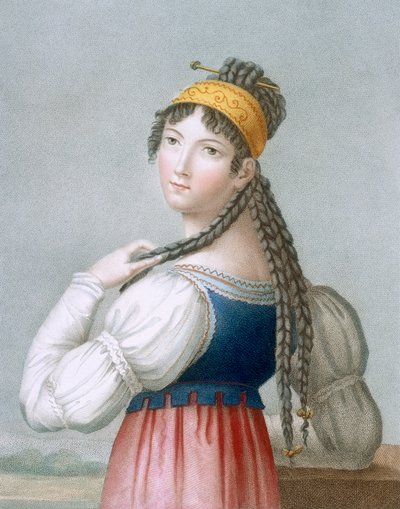 الألمانية الحية ، نقشها L. Dibart بواسطة المدرسة الفرنسية
