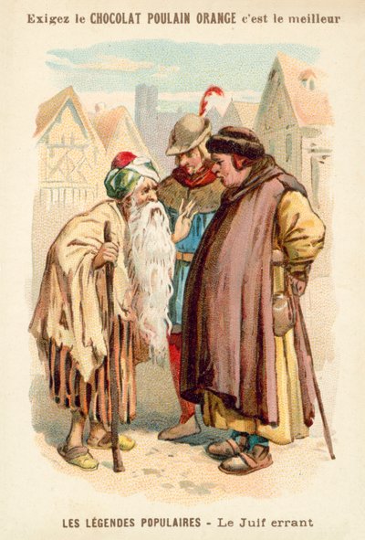 The Wandering Jew (chromolitho) بواسطة المدرسة الفرنسية