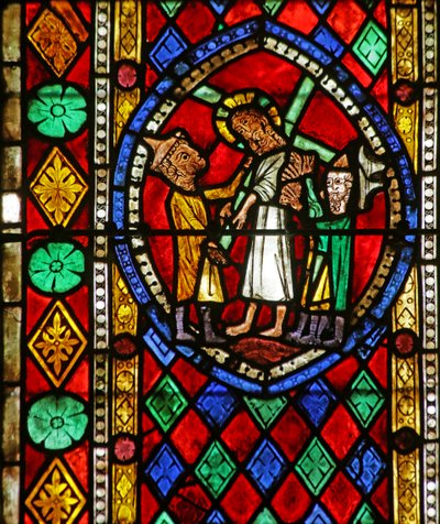 The Way of the Cross with Simon of Cyrene بواسطة المدرسة الفرنسية