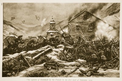 استيلاء الفرنسيين على شتاينباخ في الأسبوع الأول من يناير 1915 ، 1915-1919 بواسطة المدرسة الفرنسية