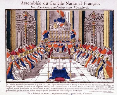 The clergy of France and Italy met in Paris for the Assembly of the French National Council on June 9 بواسطة المدرسة الفرنسية