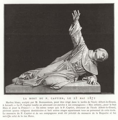 وفاة بيري كابتير ، 25 مايو 1871 بواسطة المدرسة الفرنسية