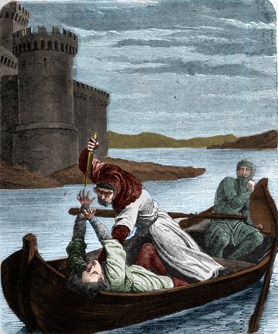 The death of Prince Arthur بواسطة المدرسة الفرنسية
