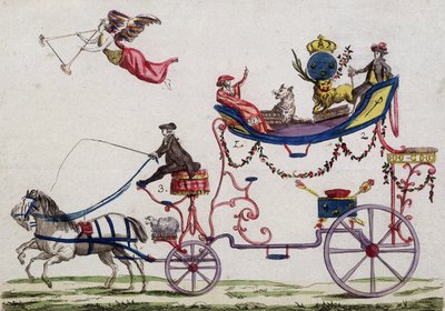 The departure of the three orders for Versailles in March 1789 بواسطة المدرسة الفرنسية