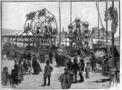 ألعاب المهرجان بباريس عام 1888. بواسطة المدرسة الفرنسية