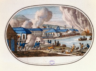 اليوم الأخير من حصار طولون ، 18 ديسمبر 1793 بواسطة المدرسة الفرنسية