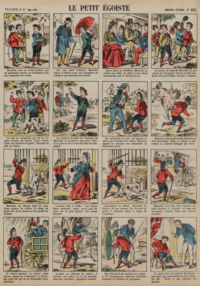 The little egoist (coloured engraving) بواسطة المدرسة الفرنسية