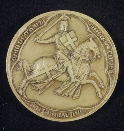 ختم أماديو الخامس (c.1252-1323) كونت سافوي ، 1303 (شمع) بواسطة المدرسة الفرنسية