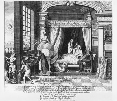 ما يسمى بالديانة البروتستانتية الإصلاحية في ضائقة يائسة ، 1684 بواسطة المدرسة الفرنسية