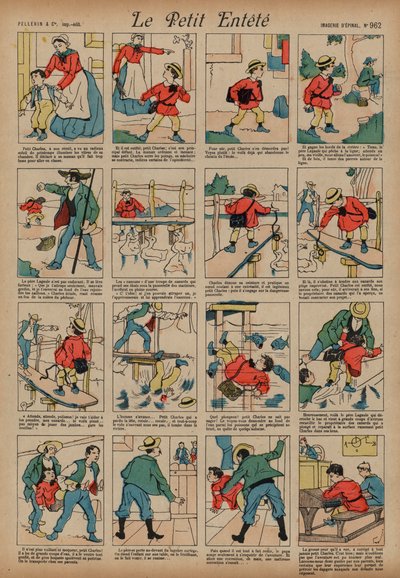 The wilful child (coloured engraving) بواسطة المدرسة الفرنسية