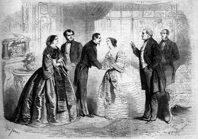 التمثيل المسرحي لـ "دوك جوب" (الفصل الرابع ، المشهد الأخير) ليون لايا (1811-1872). باريس ، كوميدي فرانسيز بواسطة المدرسة الفرنسية