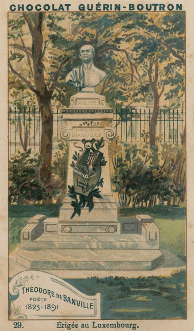 تيودور دي بانفيل ، الشاعر ، 1823-1891 ، إيريغي في لوكسمبورج بواسطة المدرسة الفرنسية