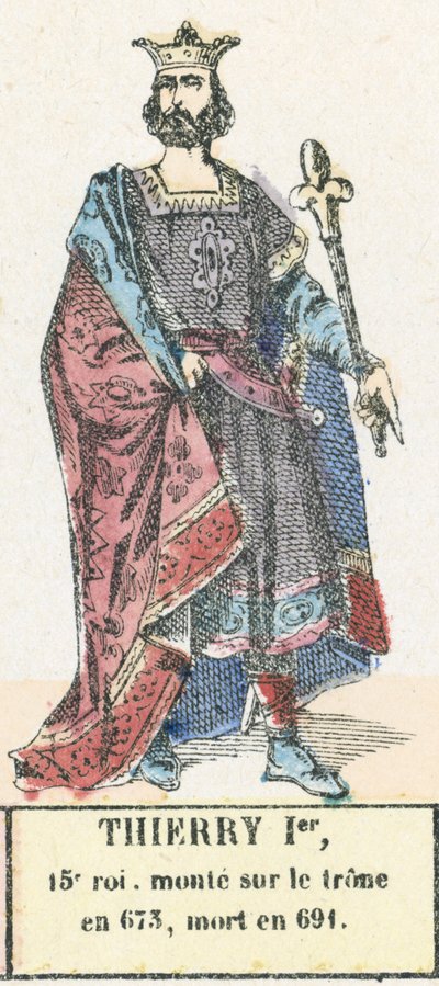 Thierry Ier بواسطة المدرسة الفرنسية