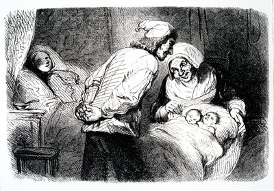 صفحة عنوان Little Fadette by George Sands ، 1852 بواسطة المدرسة الفرنسية
