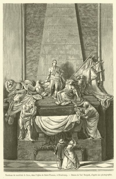 Tombeau du marechal de Saxe, dans l