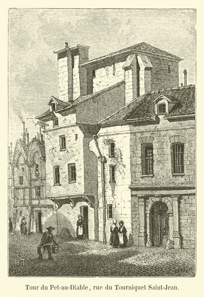 برج Pet-au-Diable ، شارع du Tourniquet Saint-Jean بواسطة المدرسة الفرنسية