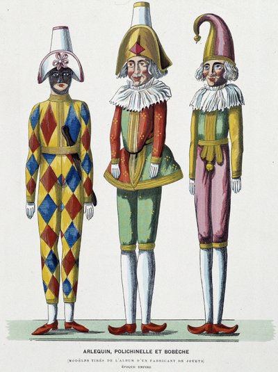 ألعاب الإمبراطورية الأولى: Harlequin ، Bobèche بواسطة المدرسة الفرنسية