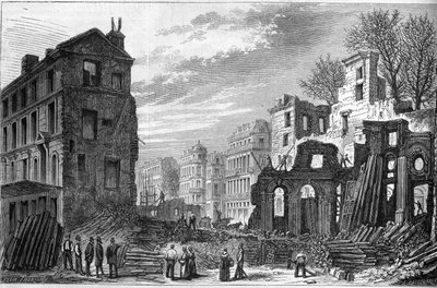 تحولات باريس تحت الإمبراطورية الثانية ، Haussmann Paris: اختراق شارع Saint Germain (سان جيرمان) بواسطة المدرسة الفرنسية
