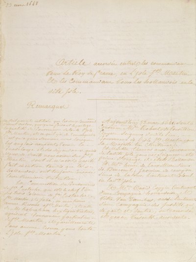 معاهدة كونكورديا ، 23 مارس 1648 بواسطة المدرسة الفرنسية