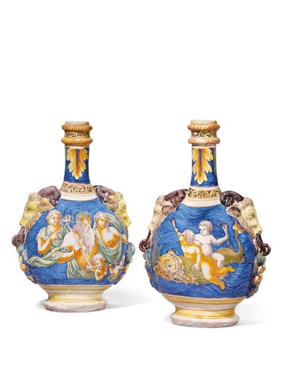 Two Gourds، Nevers، c.1680-1700 بواسطة المدرسة الفرنسية