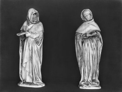 مشيعان ، من مقبرة دوك جان دي بيري (1340-1416) ج .1450-53 (مرمر) بواسطة المدرسة الفرنسية