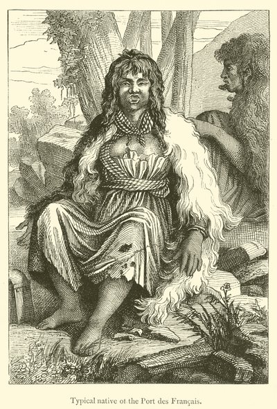 مواطن نموذجي من Port des Francais (نقش) بواسطة المدرسة الفرنسية