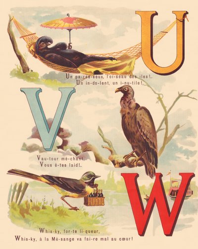 UVW: أسود eMu ، نسر ، ذعرة ، ويسكي بواسطة المدرسة الفرنسية