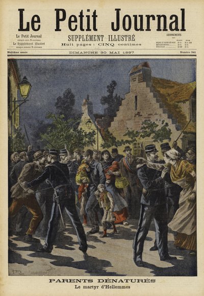الآباء غير الطبيعيين ، Hellemmes ، فرنسا ، 1897 بواسطة المدرسة الفرنسية
