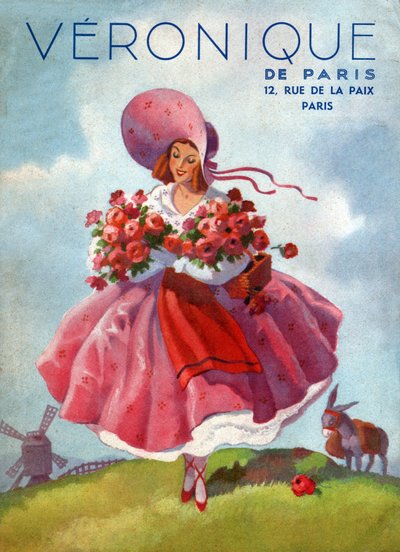 فساتين فيرونيك. (رسم توضيحي ، حوالي 1920) بواسطة المدرسة الفرنسية