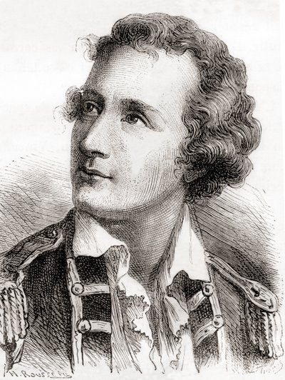 Vicenzo Lunardi ، من Les Merveilles de la Science ، نُشر عام 1870 (نقش) بواسطة المدرسة الفرنسية