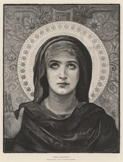 Vierge Consolatrice ، في قصر لوكسمبورج بواسطة المدرسة الفرنسية