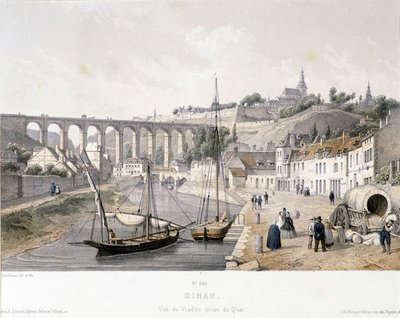 View of the Dinan viaduct (Cote d