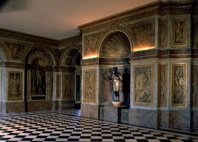 منظر لـ Salle des Hocquetons (غرفة الرماة) (صورة) بواسطة المدرسة الفرنسية