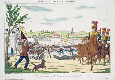Vive les Français! ، رحيل القوات الأجنبية ، 1818 بواسطة المدرسة الفرنسية